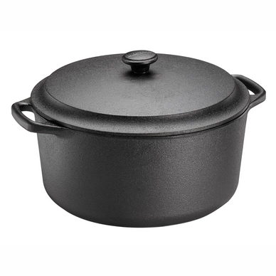 Lodge L10DSK3 braadpan van gietijzer, voorgebrand, diep, rond, 30,48 cm, 4,73 liter, zwart, 32 cm